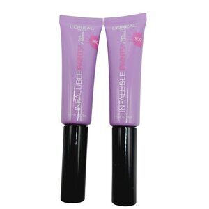 (2) L'Oreal Paris Infallible Paints Lip Color #300 Lilac Lust (Purple) Lipstick